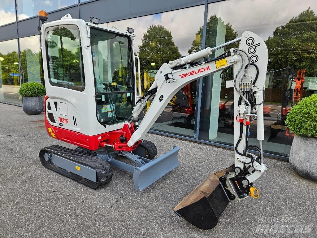 Takeuchi TB 216 Minigrävare < 7t