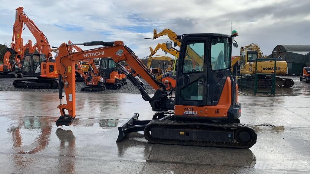 Hitachi ZX 48 U Minigrävare < 7t