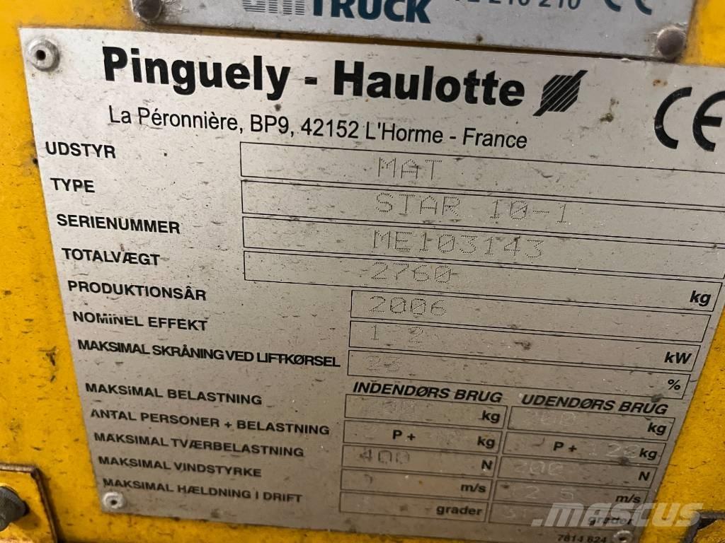 Haulotte Star 10 Personhissar och andra hissar