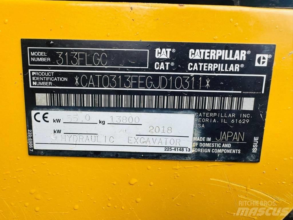 CAT 313 F LGC Bandgrävare