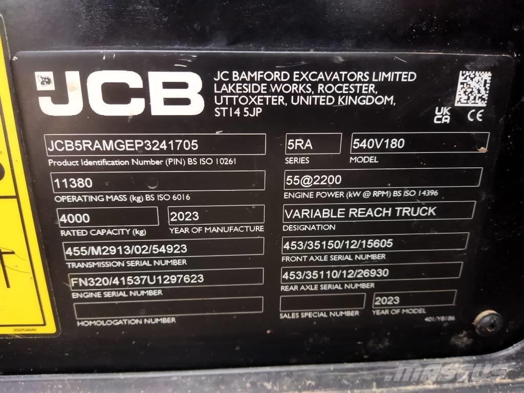 JCB 540.180 Teleskoplastare