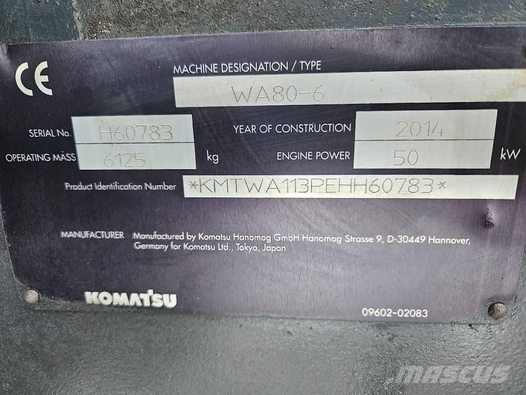 Komatsu WA80-6 Hjullastare