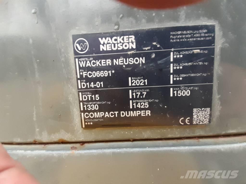 Wacker Neuson DT15 Banddumprar