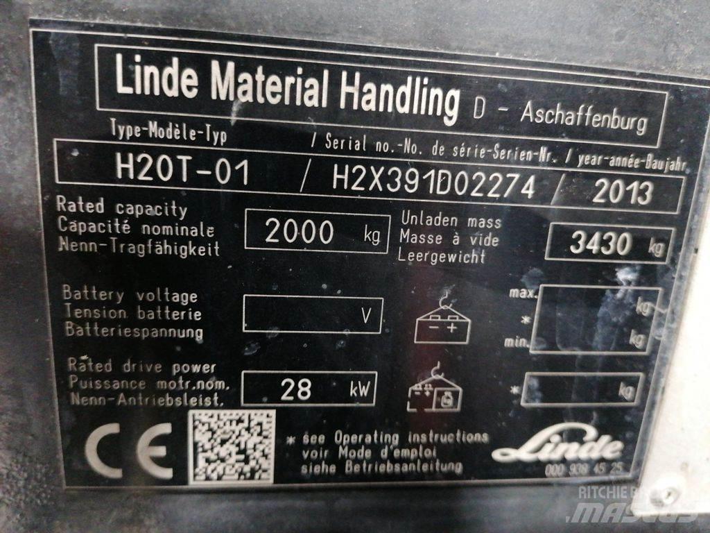 Linde H20T-02 Gasolmotviktstruckar