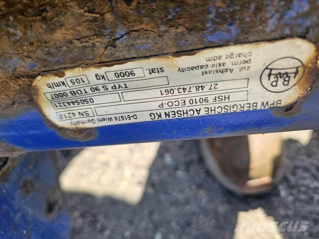 BPW HSF 9010 ECO-P Hjulaxlar