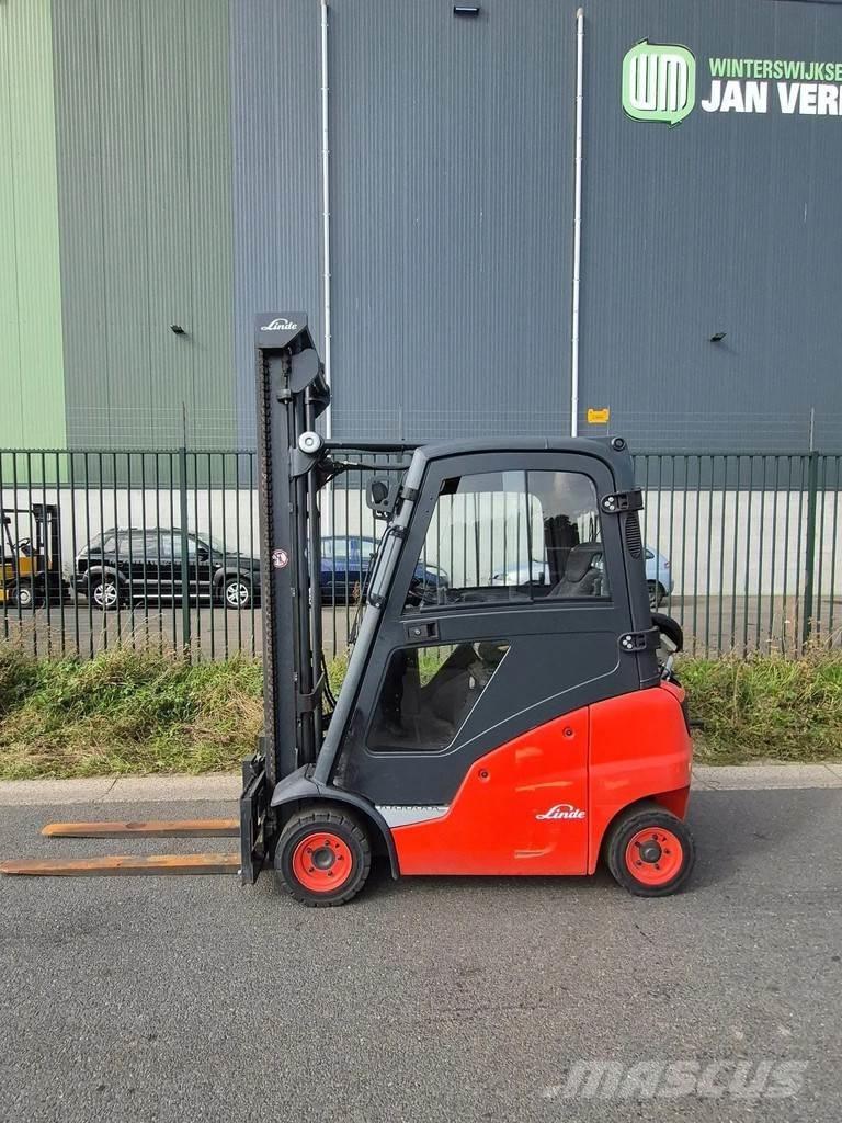 Linde h16t-01 Gasolmotviktstruckar