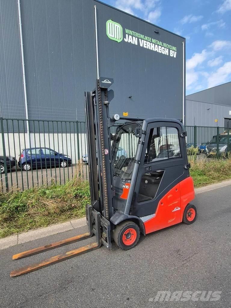 Linde h16t-01 Gasolmotviktstruckar