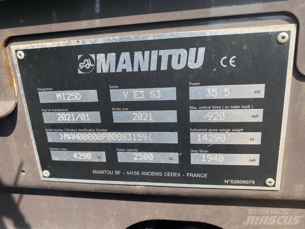 Manitou Mi25D Dieselmotviktstruckar