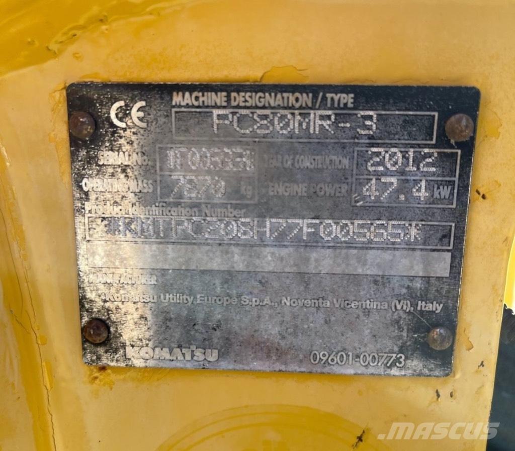 Komatsu PC 80 MR-3 Midigrävmaskiner 7t - 12t