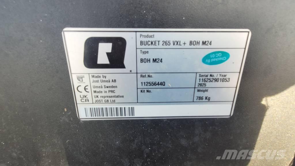 Quicke VXL+ 265 Lastarredskap