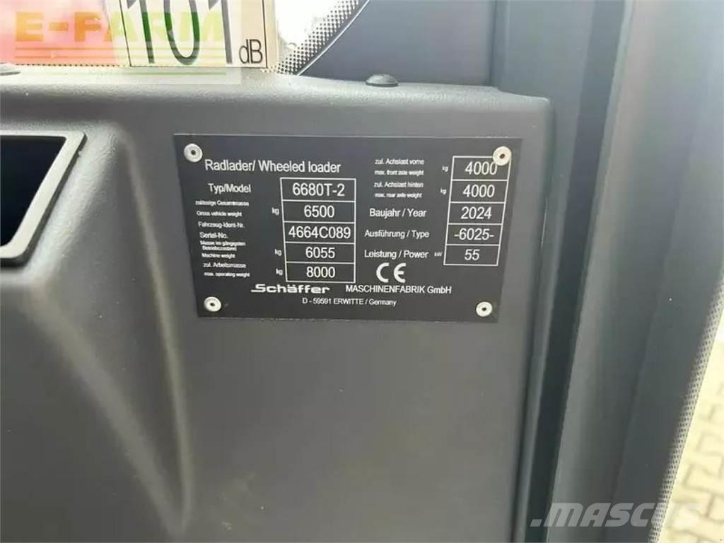 Schäffer 6680 t-2 Minigrävare < 7t