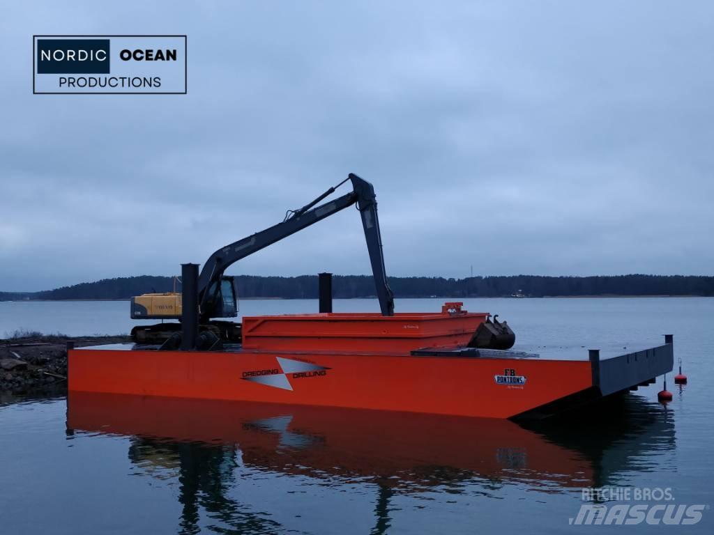  Nop Dredgers Arbetsbåtar, pråmar och pontoner