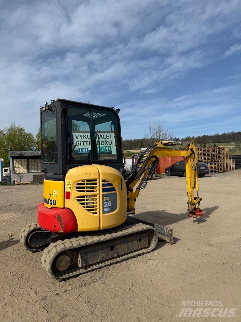 Komatsu PC 26 MR Minigrävare < 7t