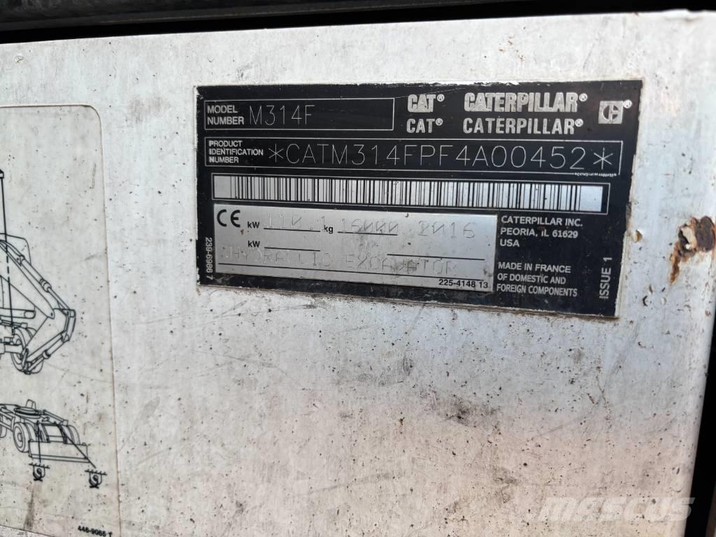 CAT m314f Hjulgrävare