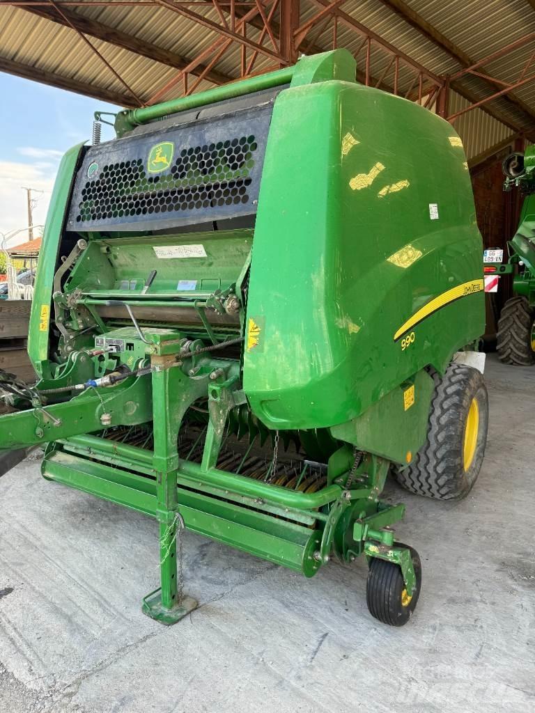 John Deere 990 Rundbalspressar