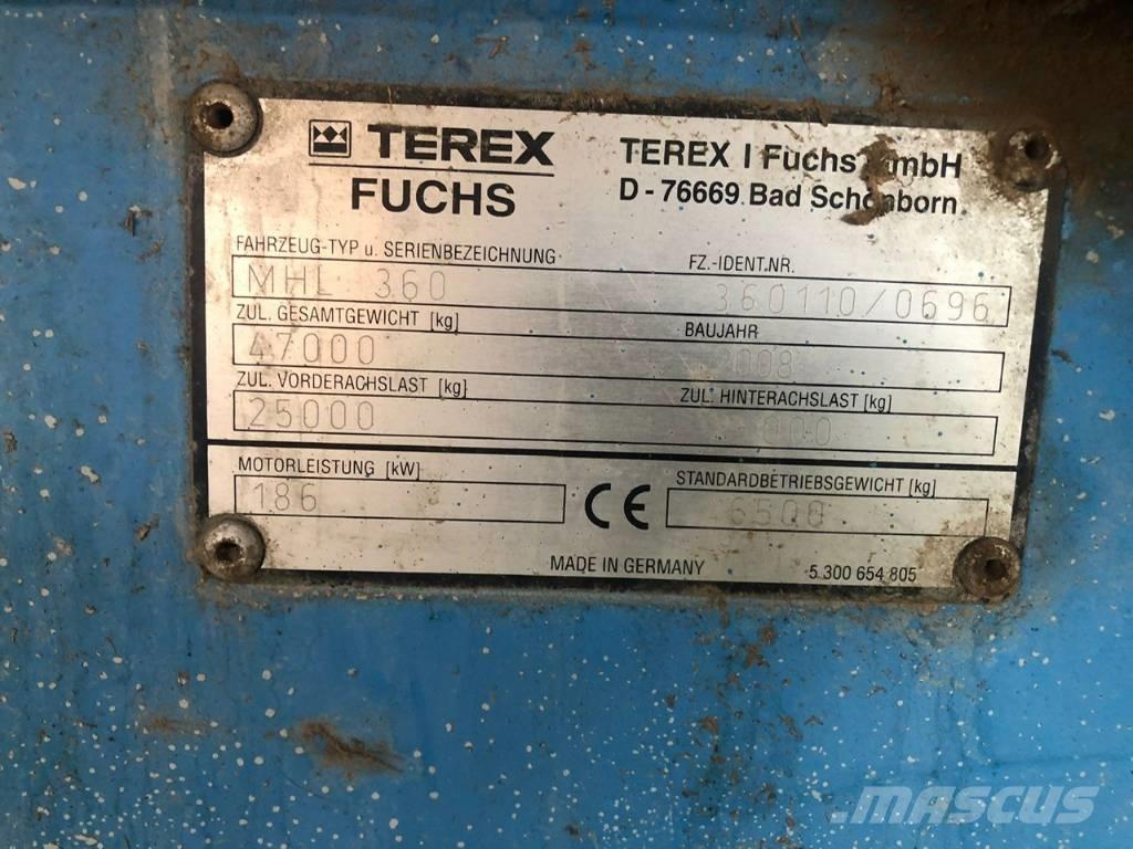 Terex Fuchs MHL 360 Hjulgrävare
