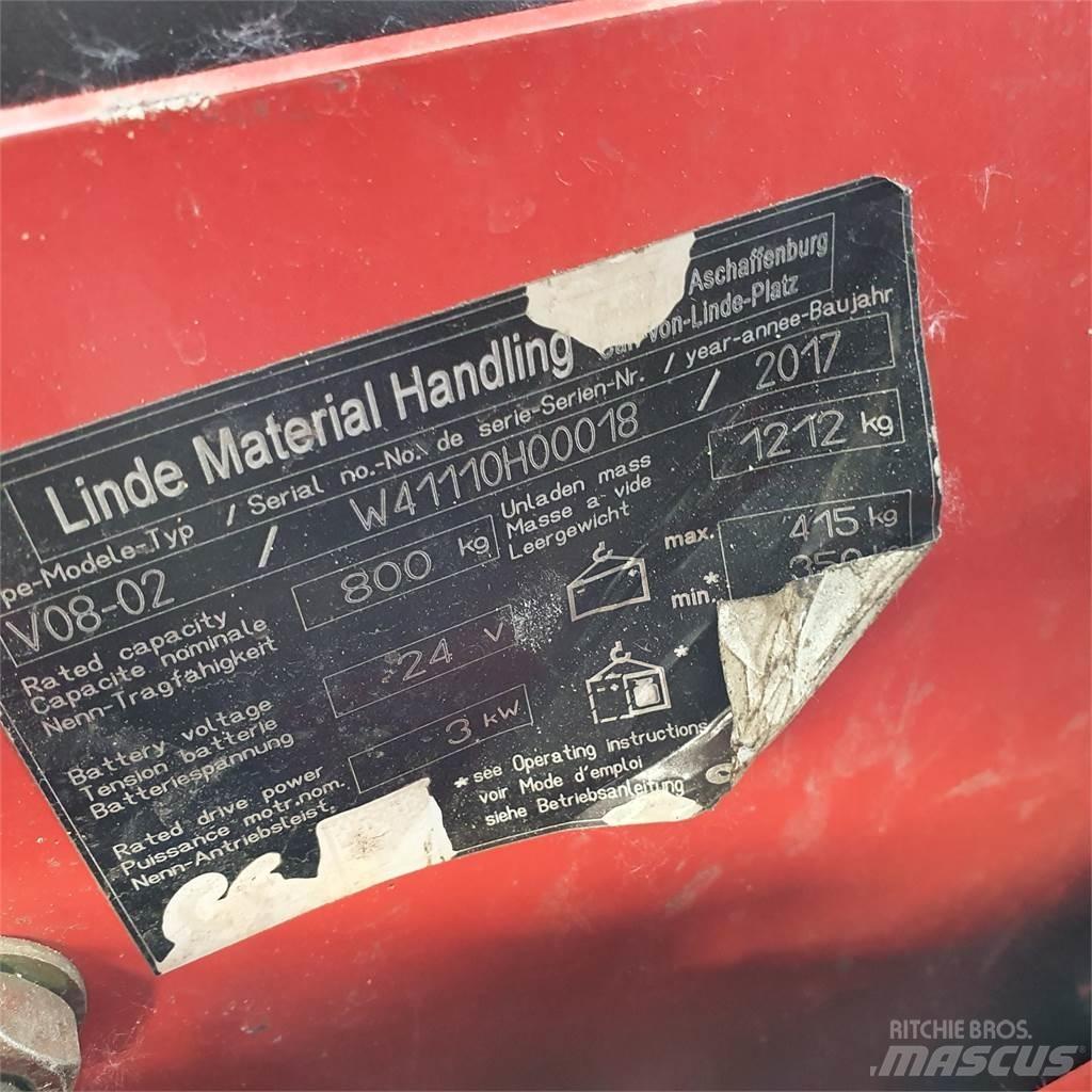 Linde V08-02 Plocktruck, mediumlyftande