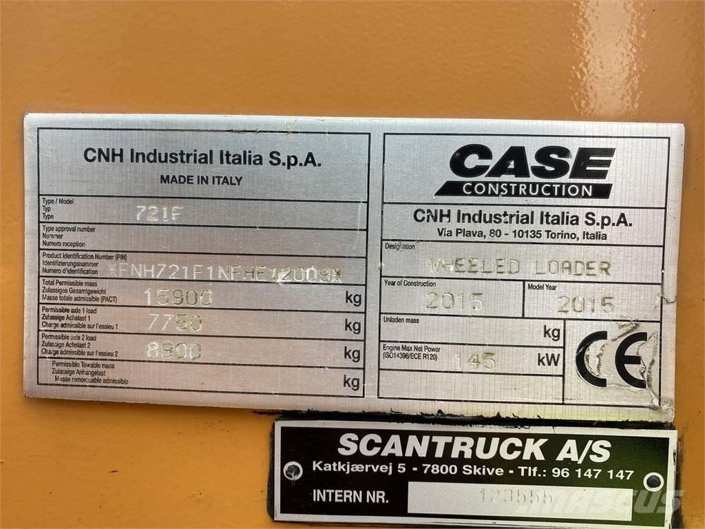 CASE 721F Hjullastare