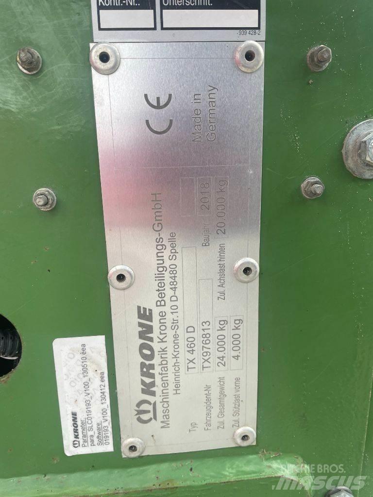Krone TX 460 D Övriga vagnar