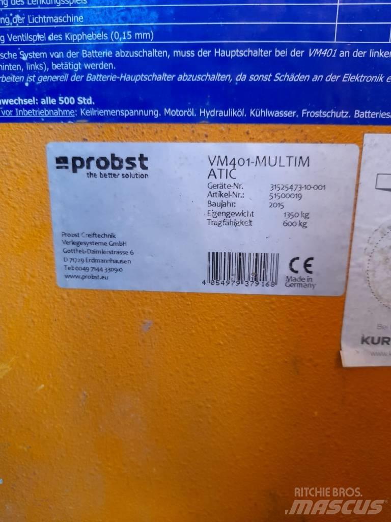 Probst VM 401 Entreprenad - Övrigt