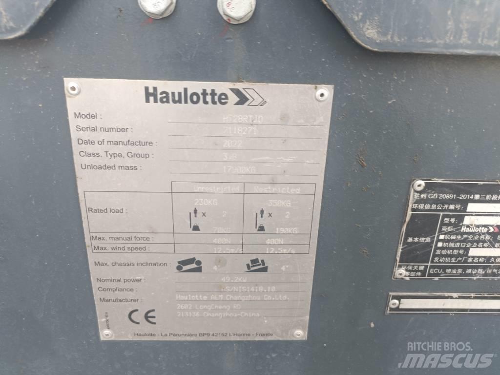 Haulotte HT28RTJO Teleskop bomliftar