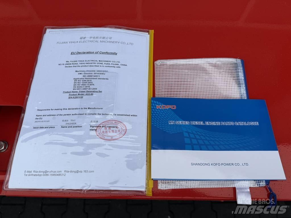 Ashita 80 KVA Dieselgeneratorer