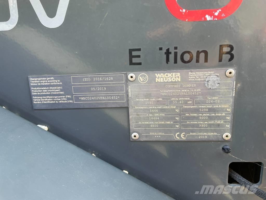 Wacker Neuson DV 90 Minidumprar