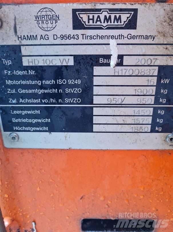 Hamm HD 10 C W Tvåvalsvältar