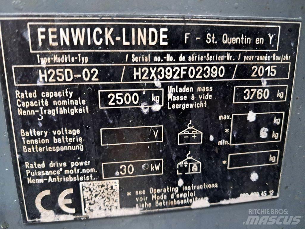 Linde H25D-02 Dieselmotviktstruckar