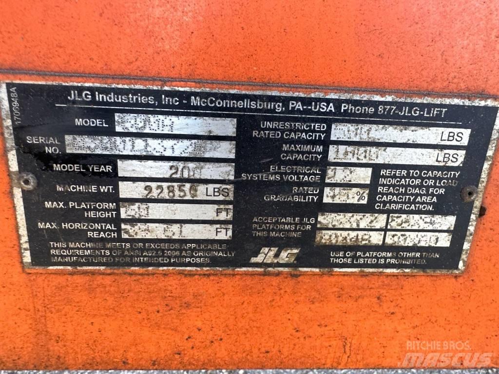JLG 600A Bomliftar