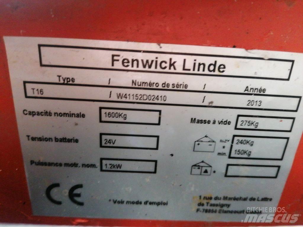 Linde T16 Låglyftare utan plattform