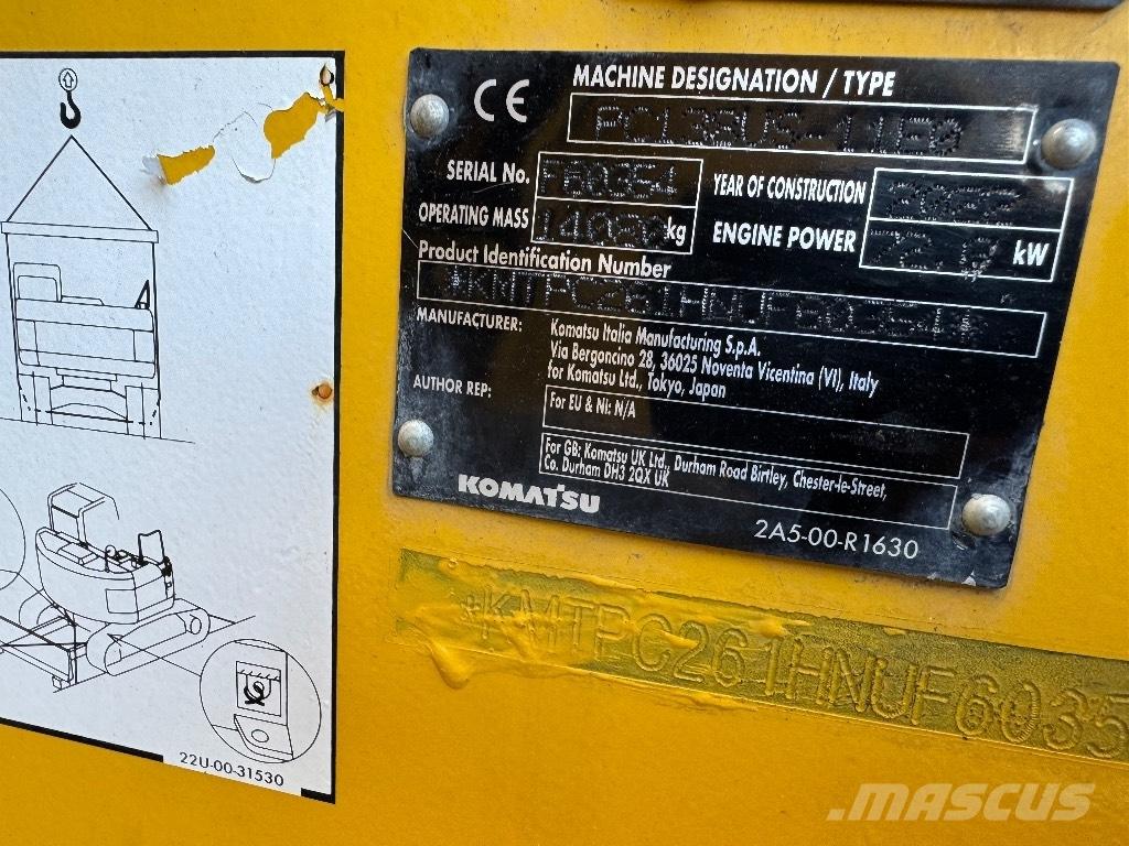 Komatsu PC 138 US-11 Bandgrävare