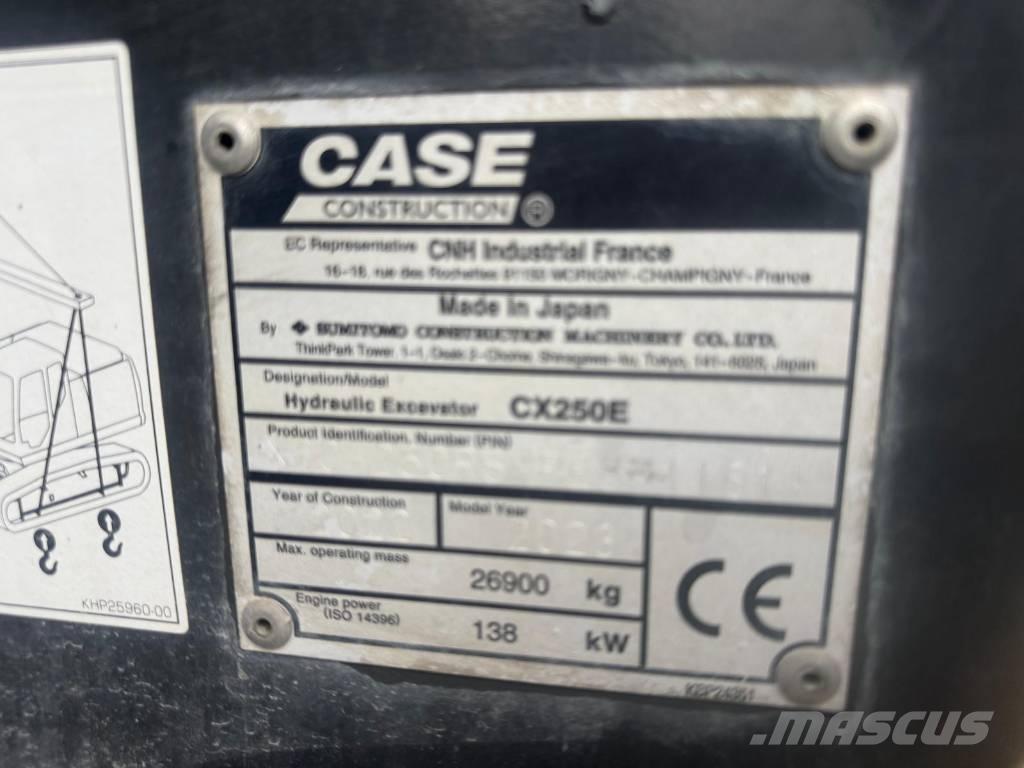 CASE CX 250 E Bandgrävare