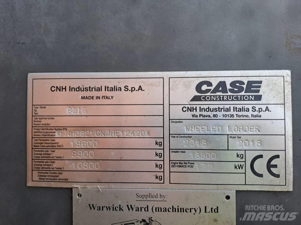 CASE 821GXR Hjullastare