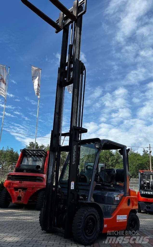 Toyota 02-8 FG F 25 Gasolmotviktstruckar