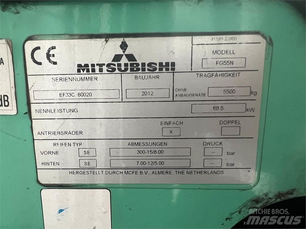 Mitsubishi FG 55 N Gasolmotviktstruckar