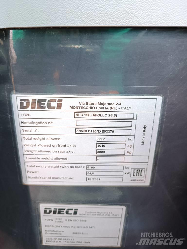 Dieci Apollo 26.6 Teleskoplastare
