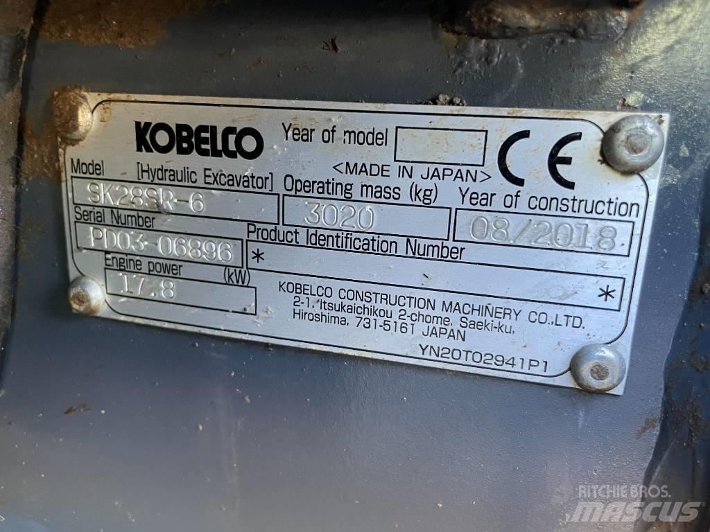 Kobelco SK 28 SR Minigrävare < 7t