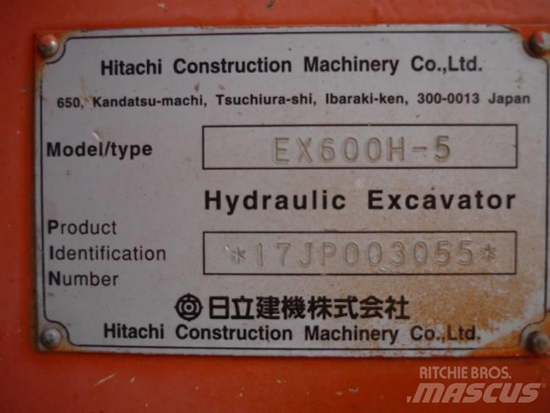 Hitachi EX 600 H-5 Bandgrävare