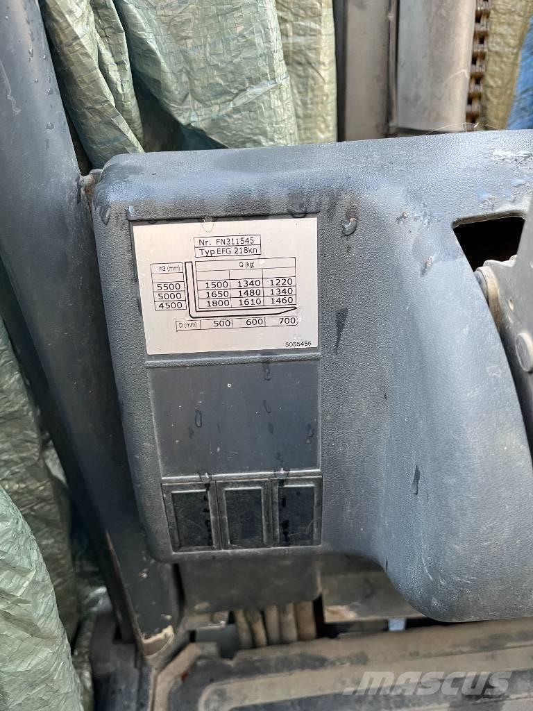 Jungheinrich EFG218 Elmotviktstruckar