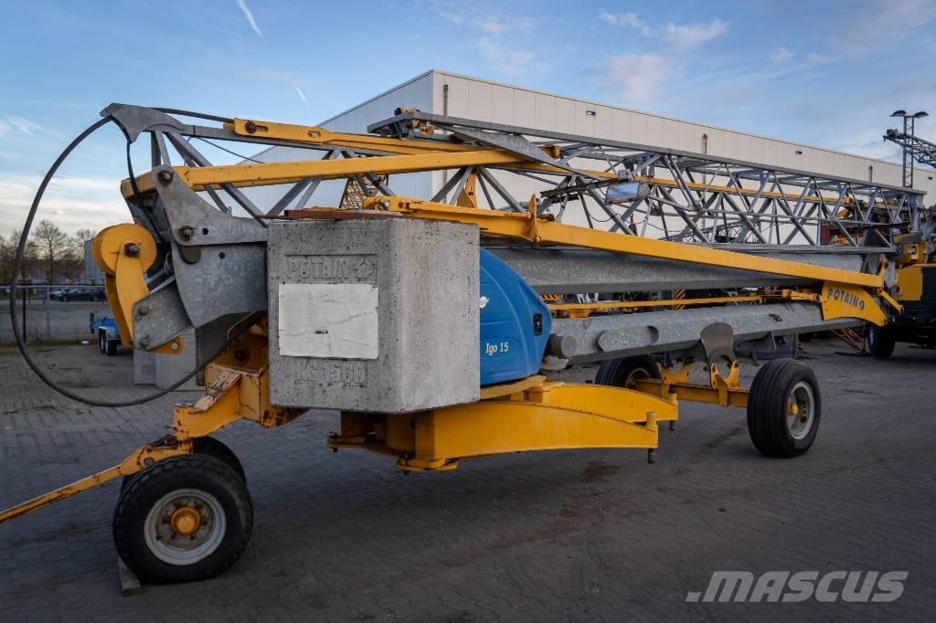 Potain Igo 15 Självstående kranar