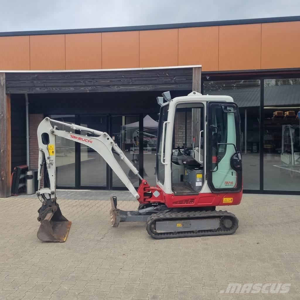 Takeuchi TB 216 Minigrävare < 7t