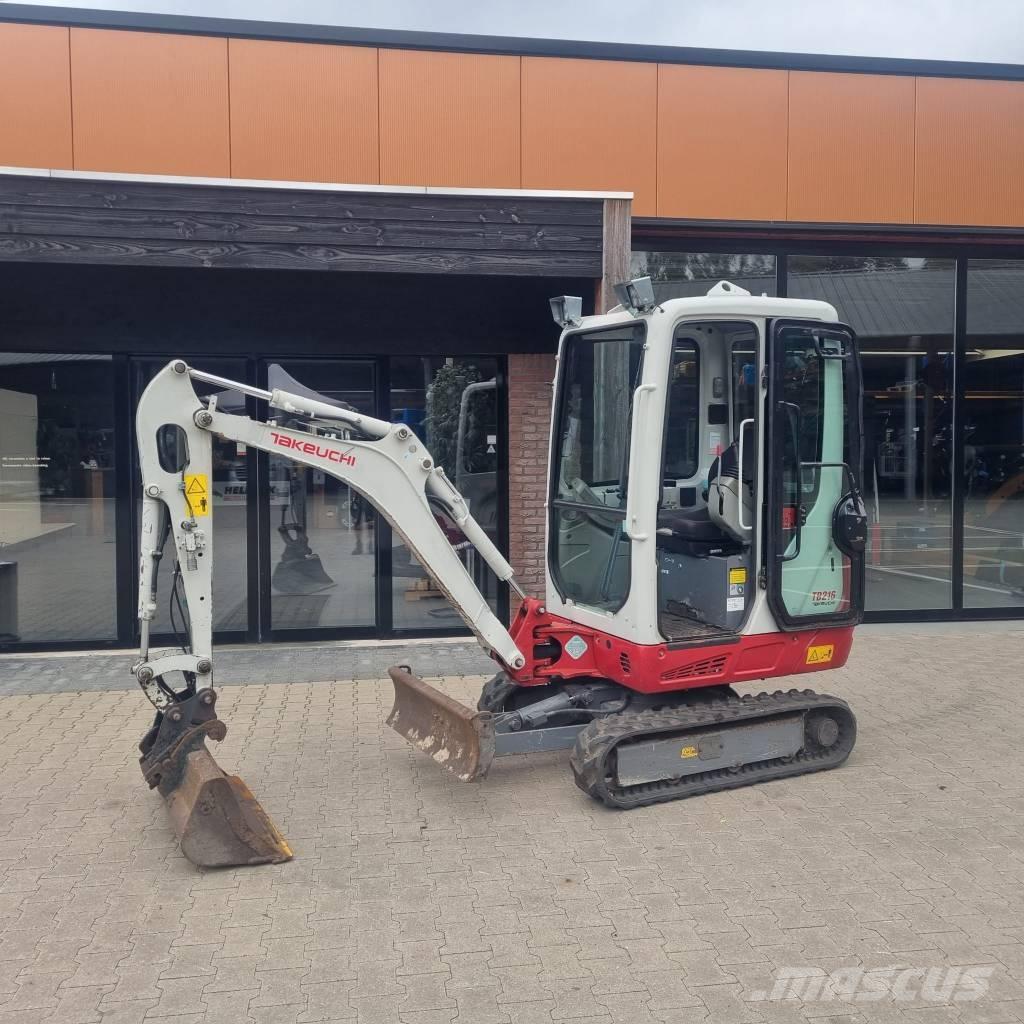 Takeuchi TB 216 Minigrävare < 7t