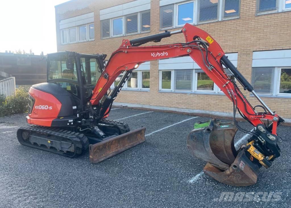 Kubota KX 060-5 Minigrävare < 7t