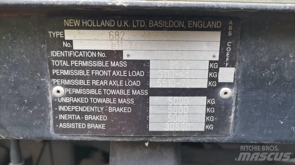 New Holland M160 Traktorer