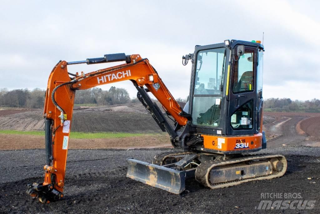 Hitachi ZX33U-6 Minigrävare < 7t