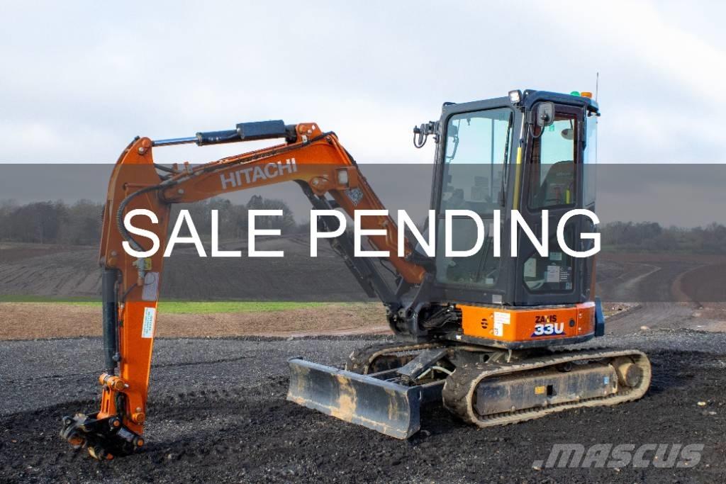 Hitachi ZX33U-6 Minigrävare < 7t