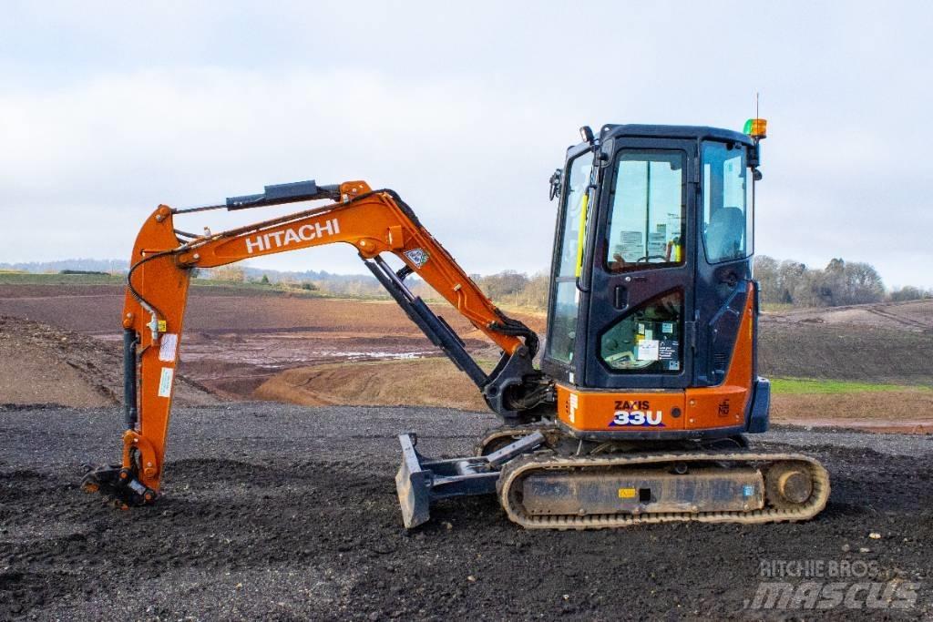 Hitachi ZX33U-6 Minigrävare < 7t