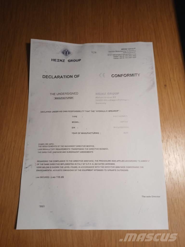 Mustang HM1900 Hydraulhammare