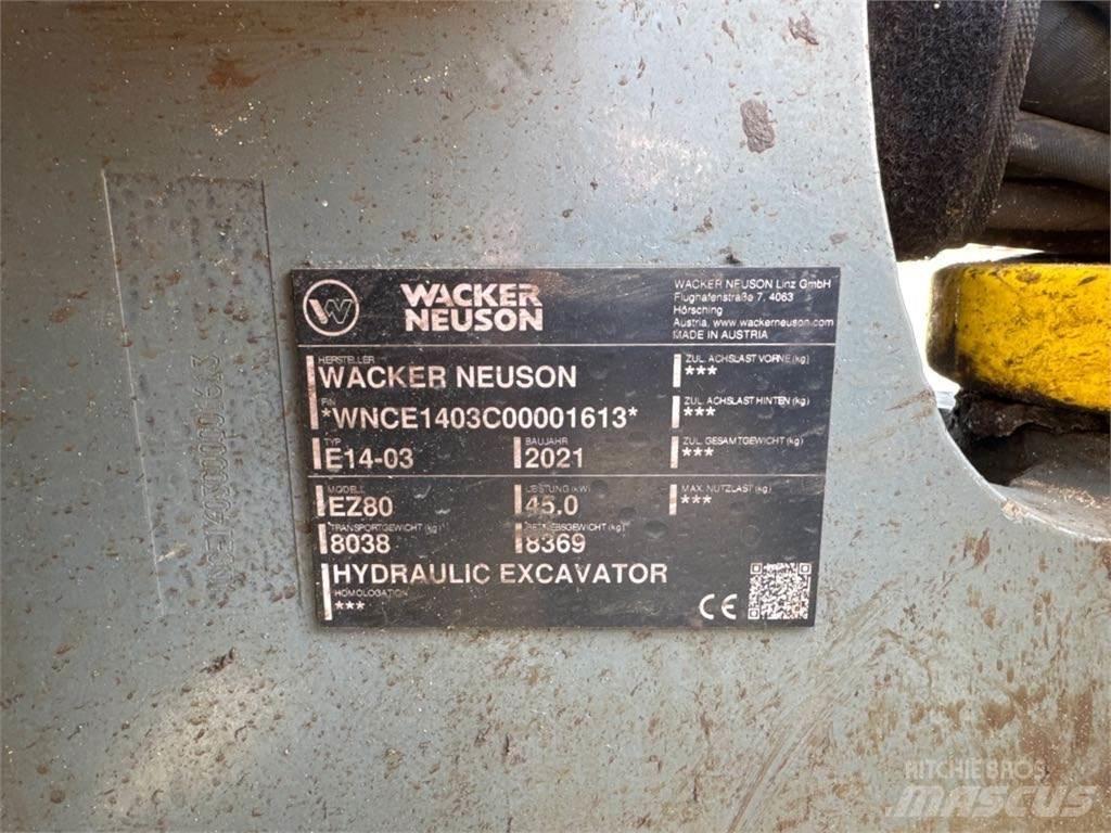Wacker Neuson EZ80 Bandgrävare